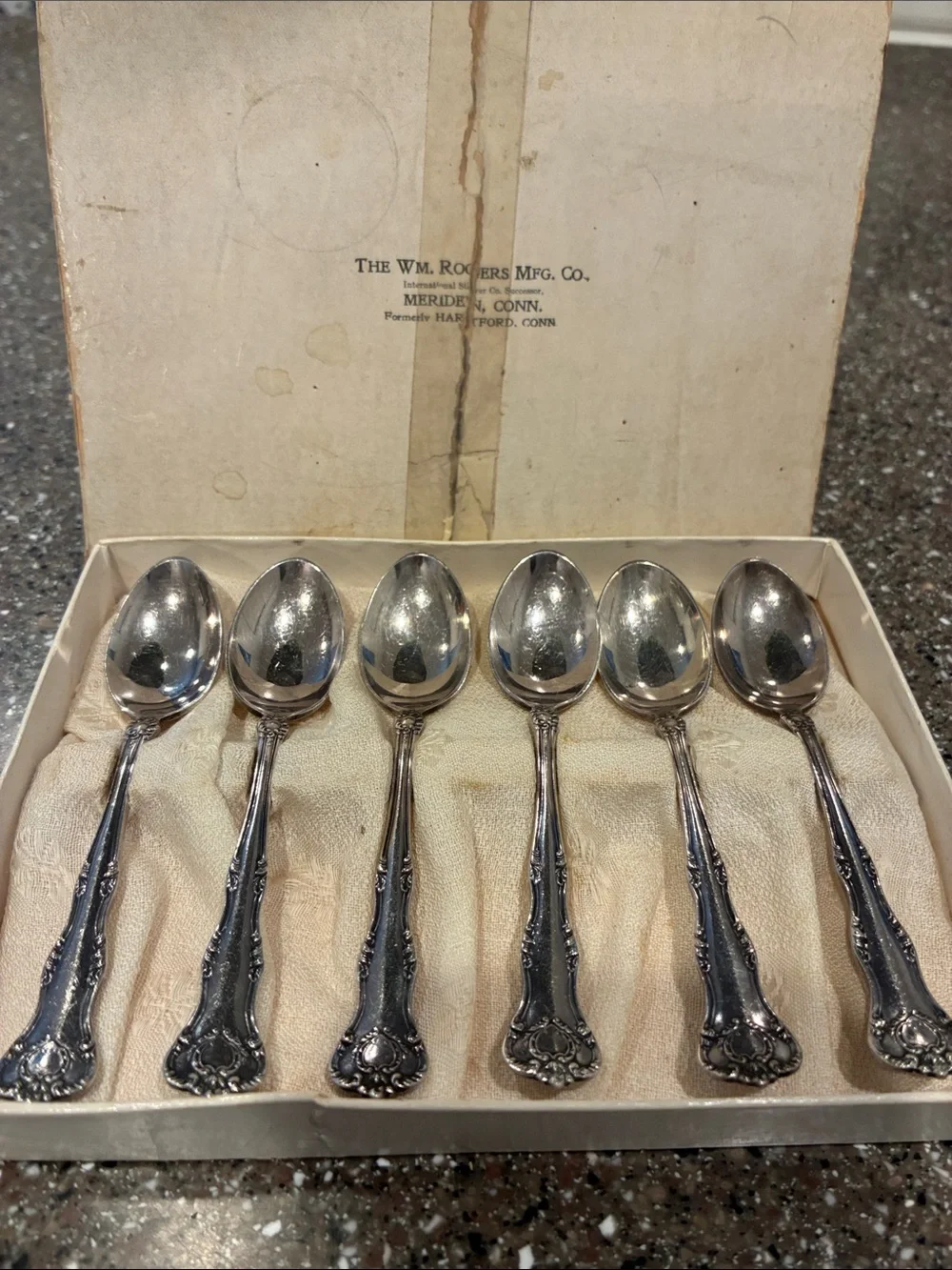 Vintage Wm. Rogers Mfg. Co. Demitasse Spoons - Set of 6